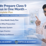 Class 9 Syllybus in one month