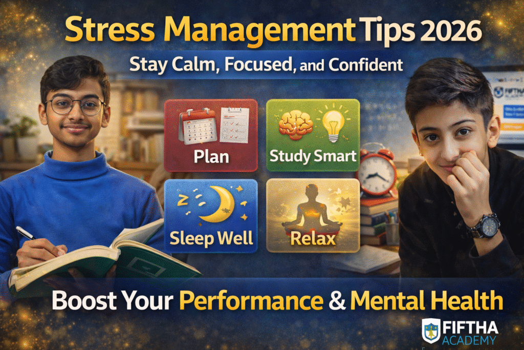 Stress managements Tips for school going childs .