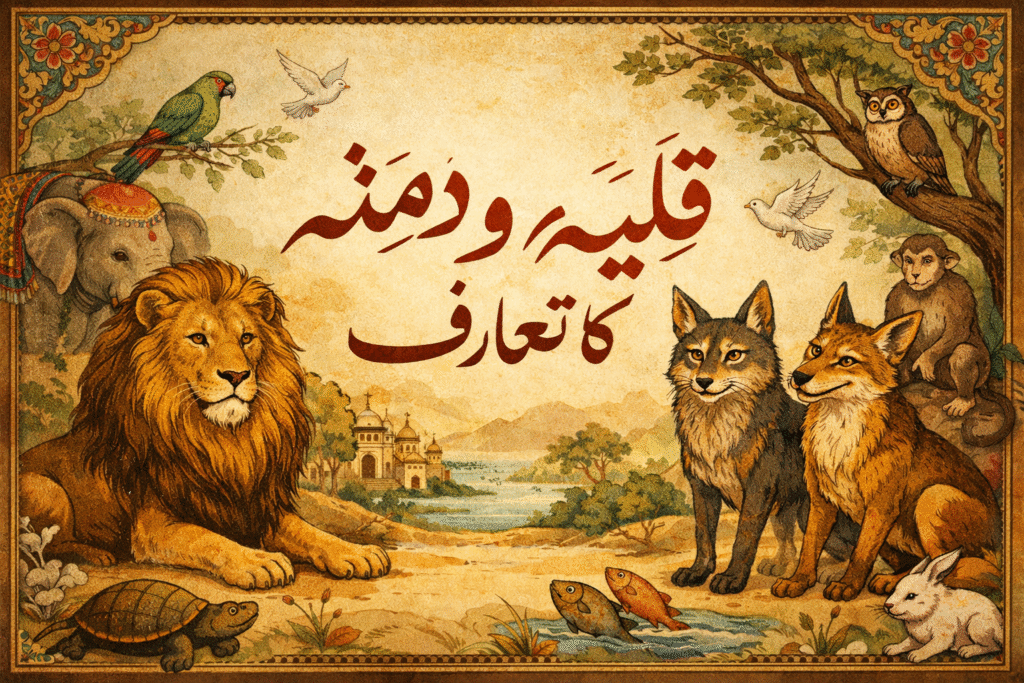 قلیہ و دمنہ کا تعارفقلیہ و دمنہ کا تعارف