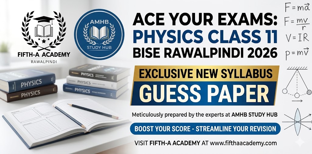 Exclusive Class 11 Physics Guess Paper (BISE Rawalpindi 2026)Exclusive Class 11 Physics Guess Paper (BISE Rawalpindi 2026)Exclusive Class 11 Physics Guess Paper (BISE Rawalpindi 2026)